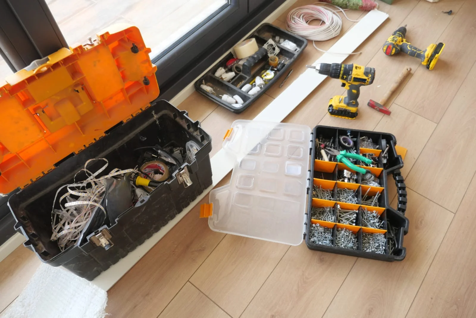 Tools and equipment ready for the spring trade season