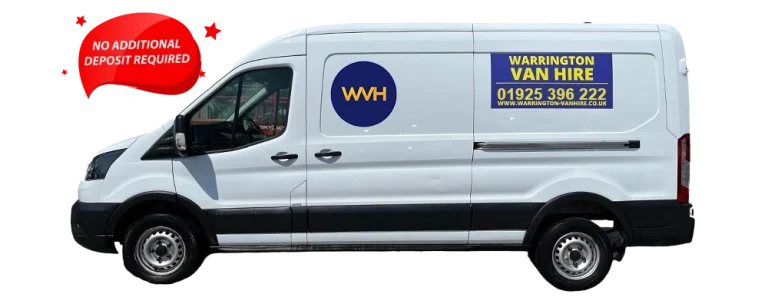 LWB High Roof Van | Warrington Van Hire | Central Warrington Van Hire | Call 01925 396 222 White long wheelbase high roof van from Warrington Van Hire