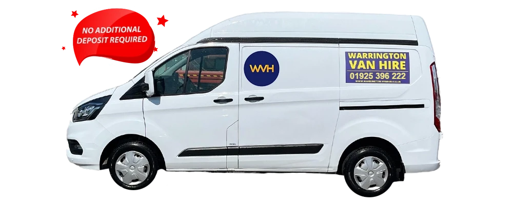 White short wheelbase medium roof van from Warrington Van Hire
